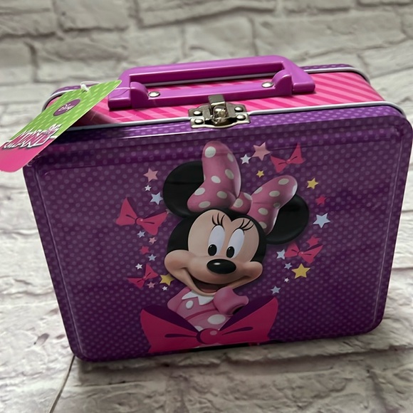 Minnie Mouse Disney tin lunch box toy storage - Picture 1 of 6